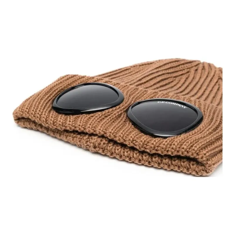 C.P.Company Goggle detail Knit Beanie-2