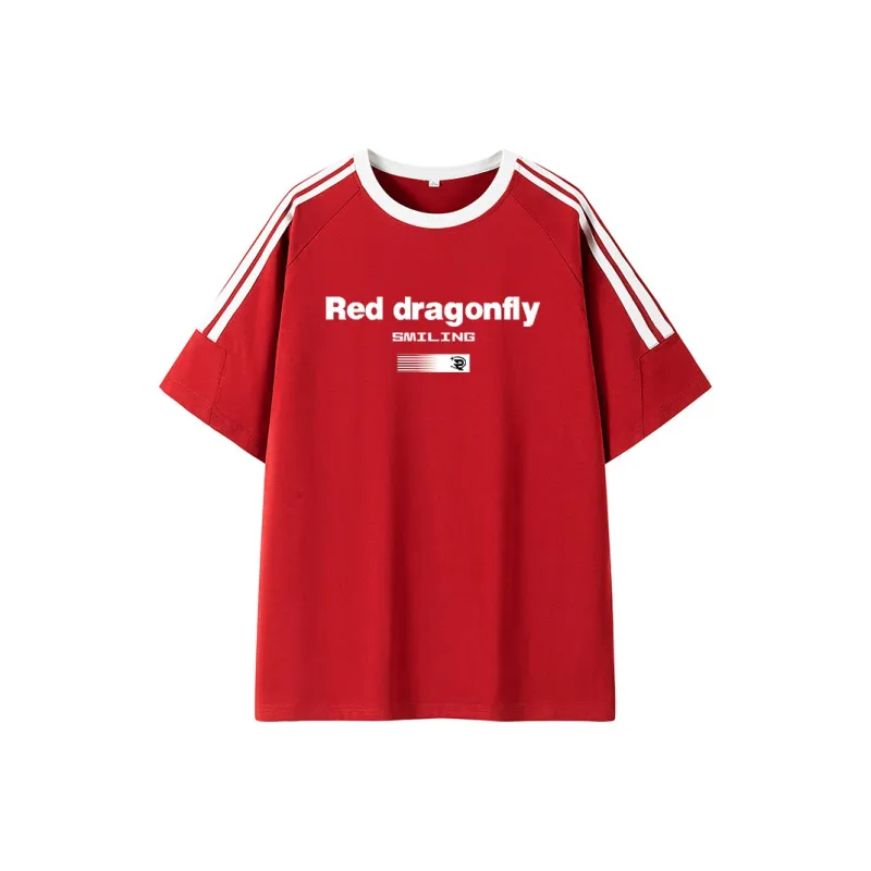 RED DRAGONFLY T Shirt Unisex Black-8