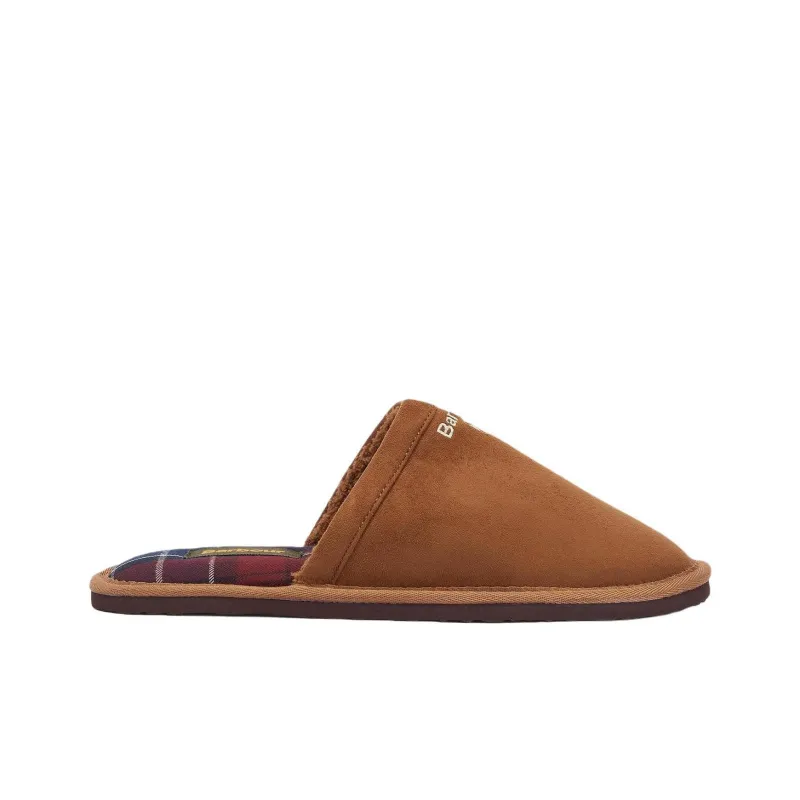 BARBOUR Wrap toe Slippers Men's Camel-1