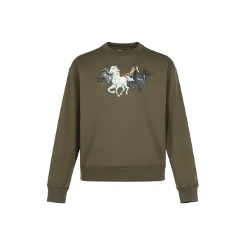 KENZO Winter Sweatshirt Men's Army Green