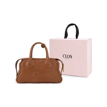 Clos Oil Wax Distressed Top Grain Cow Leather Crossbody Bag, Handbag Small Size Women's Multicolor