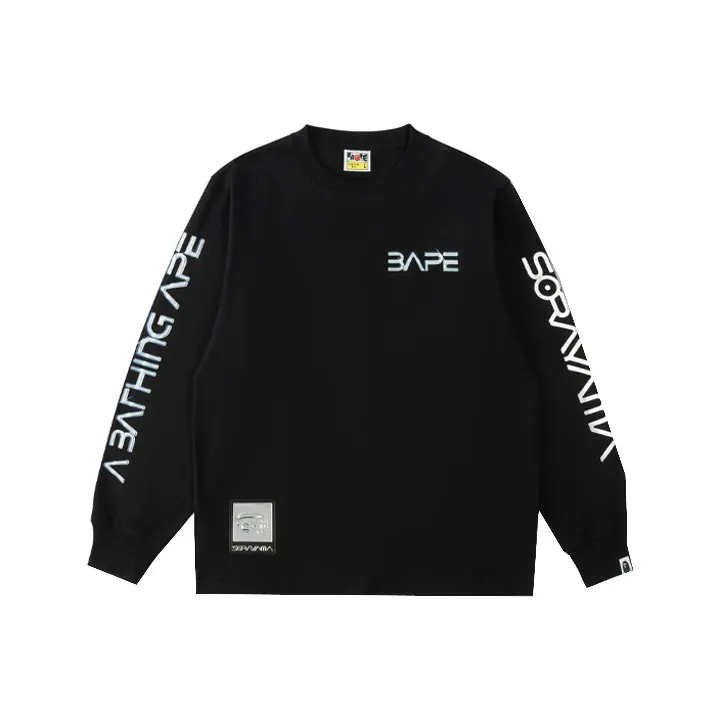 A BATHING APE X Hajime Sorayama Logo L/S Tee-0