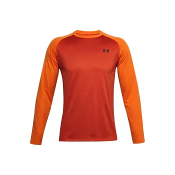 Under Armour Straight Long Sleeved T Shirt Men's Melancholic Orange