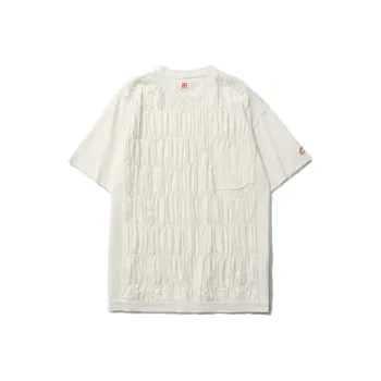 LiNing Sports Basketball Collection T Shirts Men Ecru