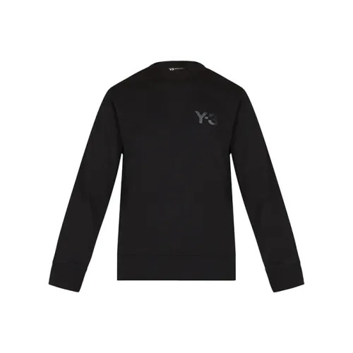 Y 3 Classic Logo Front Crew Sweater