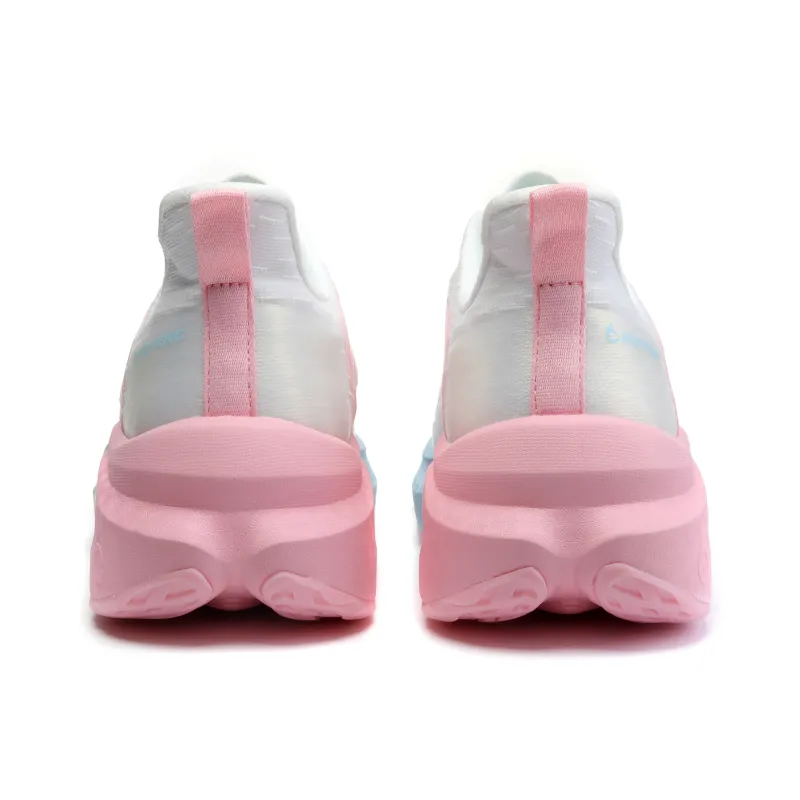 HUITENG Running Shoes Unisex Low Top Aurora Blue/Flame Red/Glacier White/Starry Black/Starry Pink-22