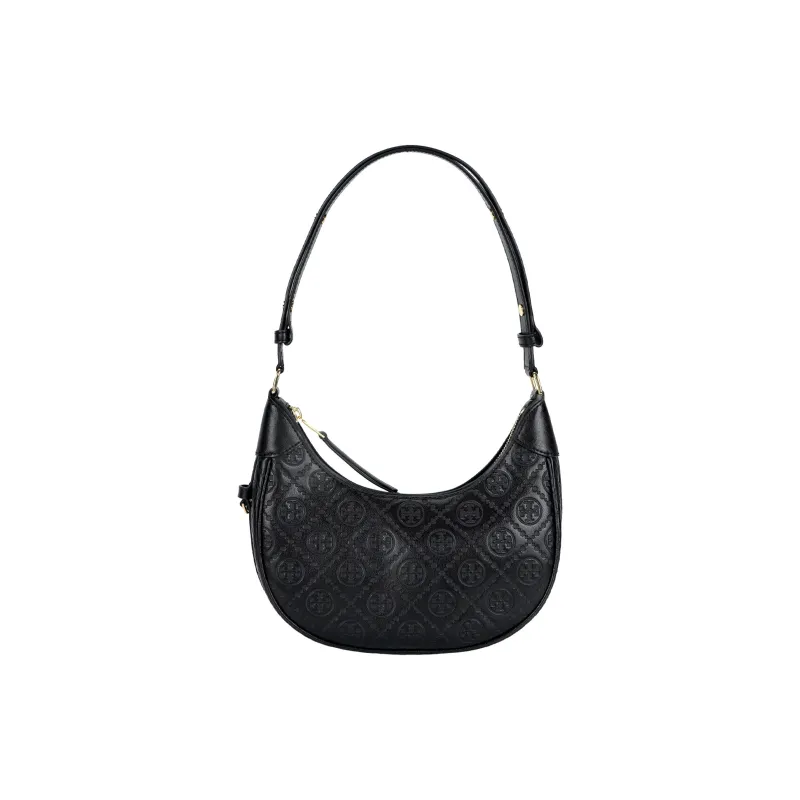TORY BURCH T Monogram Crescent Bag-0