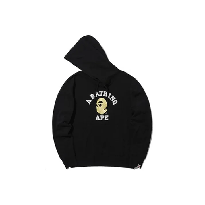 Bape Glitter College Pullover Hoodie-1