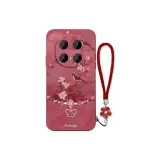 Camellia Red-DW Floral Bird Butterfly Chain Tea Red+Floral Bracelet