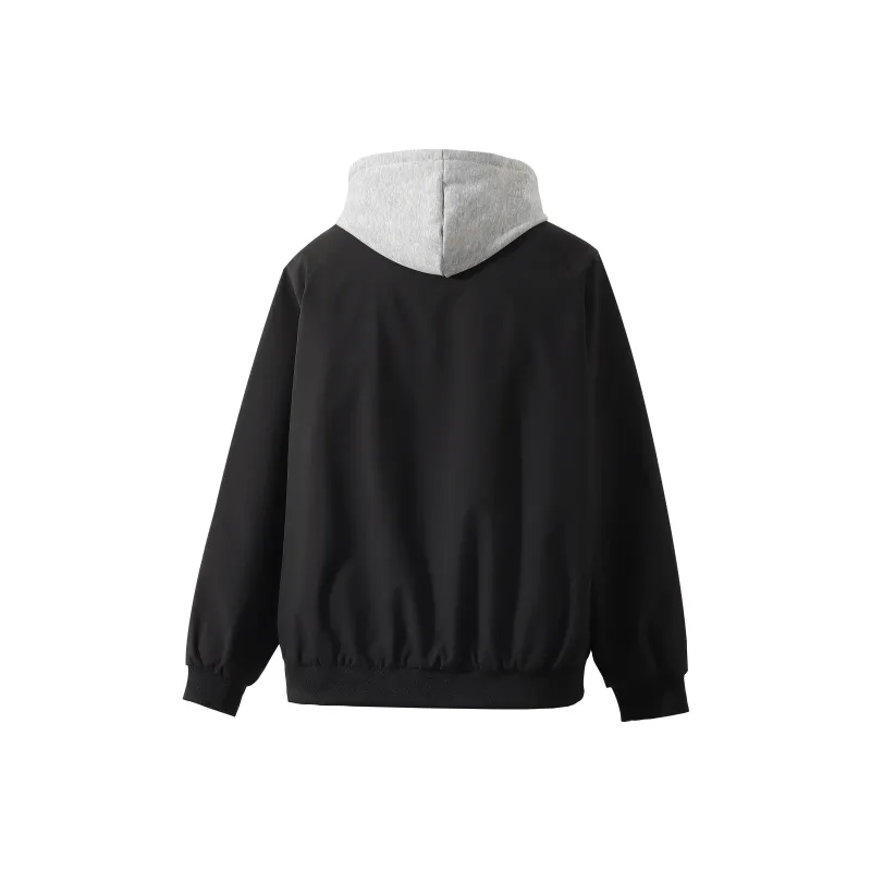 OGEK Jacket Unisex Black Includes Gray Hats & Caps Detachable-1