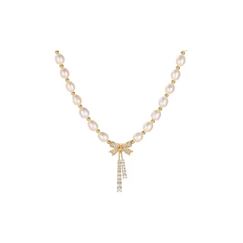 Rhymes Gold Plated Copper Necklaces Women's