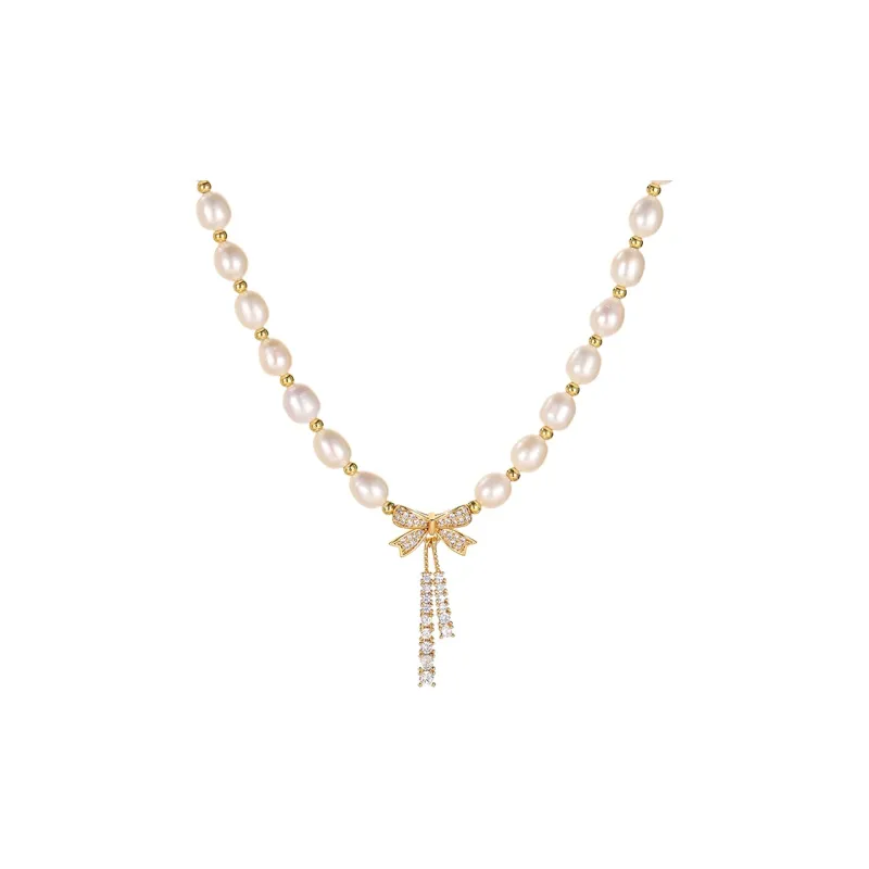 Rhymes Gold Plated Copper Necklaces Women's-0