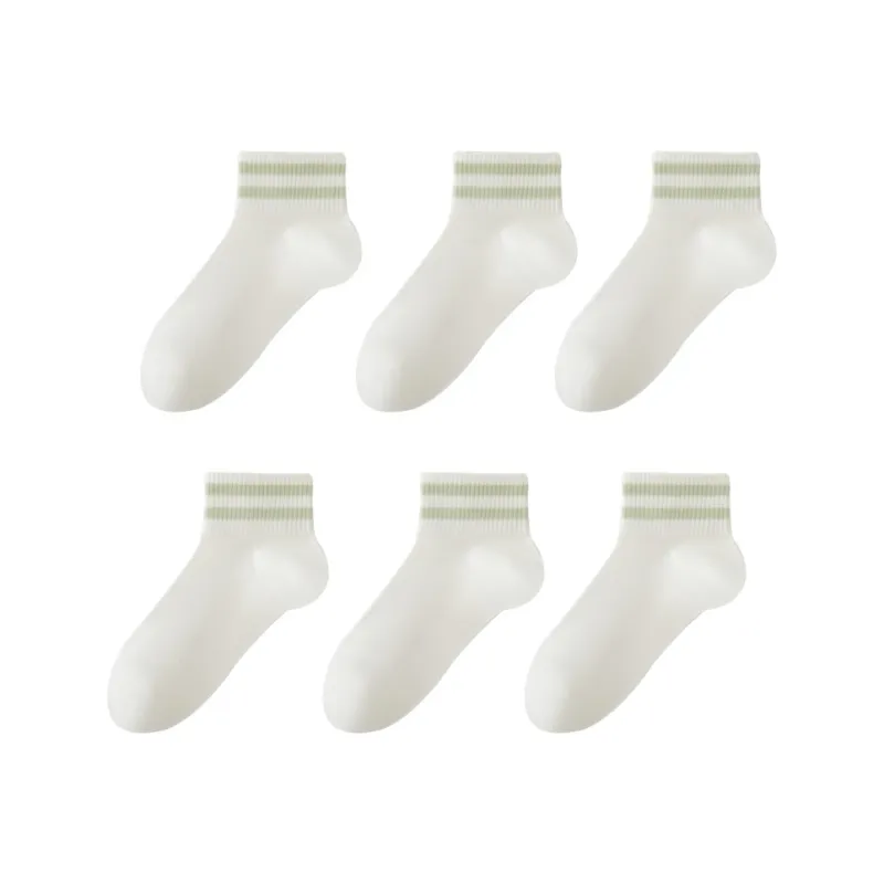 Lan Miao Mid Calf Socks Women's 6 Pack-11