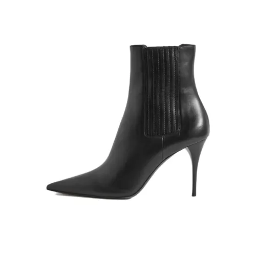 SAINT LAURENT Ankle Boots 9cm Women's Black