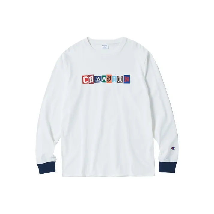 Champion FW21 Straight Long-Sleeved T-Shirt Japan Version Men's-0
