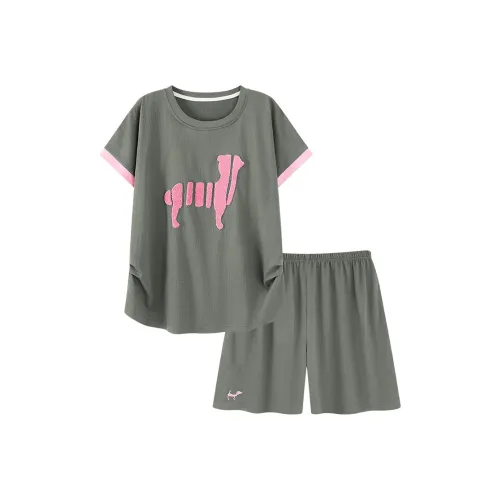 XIAFENYAN Pajama Set Women's Dark Gray