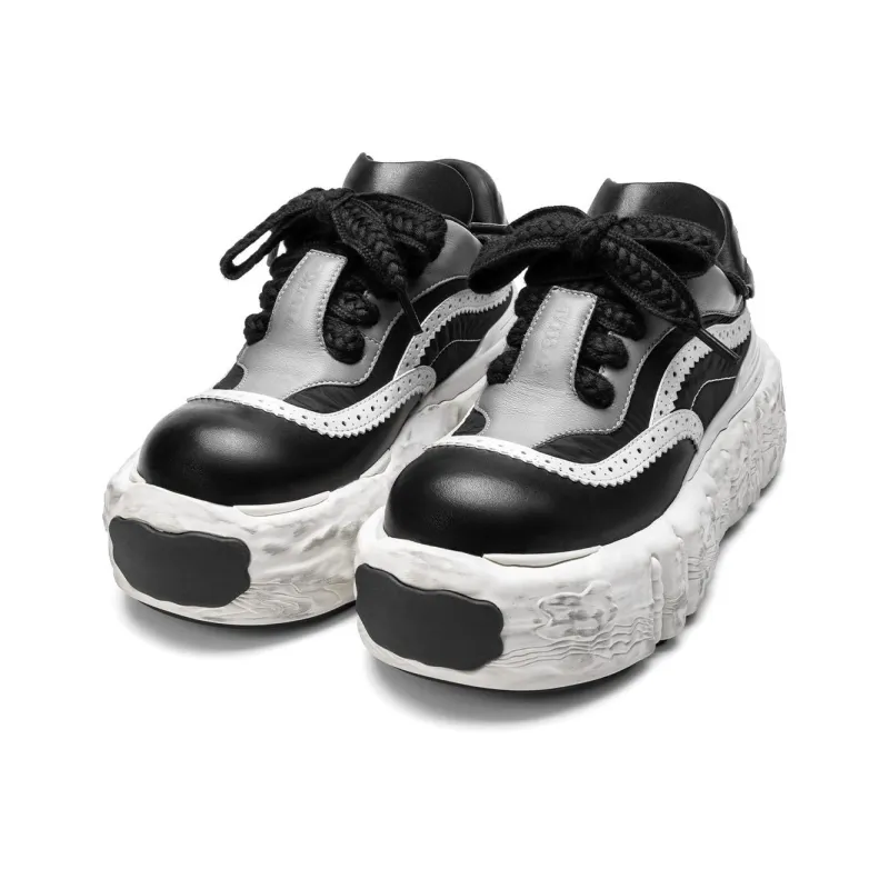 TIMESPEAK Memory Fun Collection, Original Avant Garde Height Increasing Breathable Low Top Casual Shoes Women's Black-1