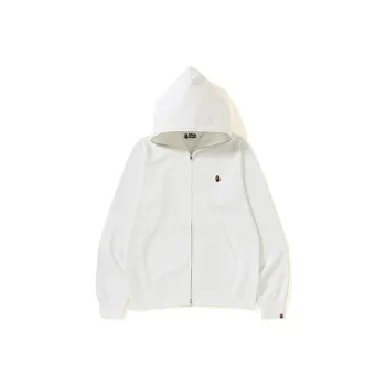 A BATHING APE Multi Logo Full Zip Hoodie