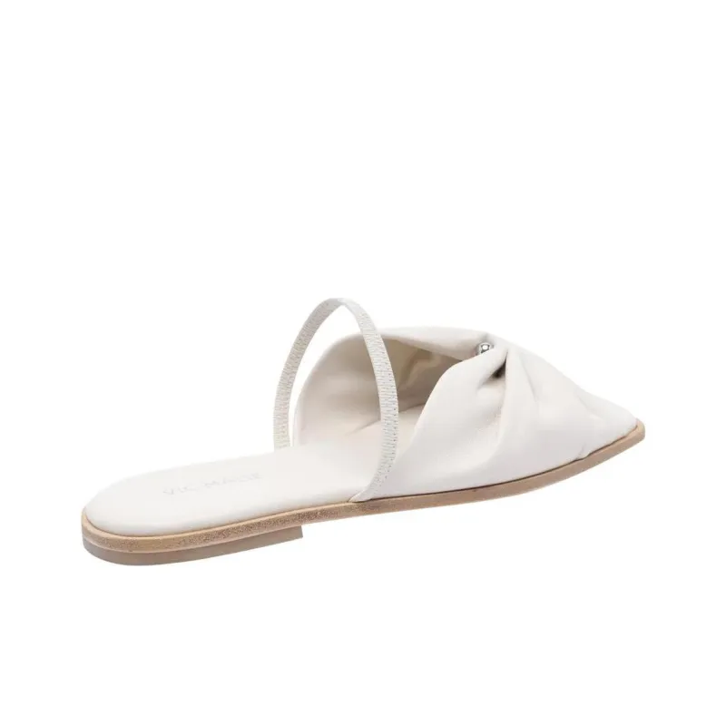 Vic Matie Slide Slippers Women's White-2