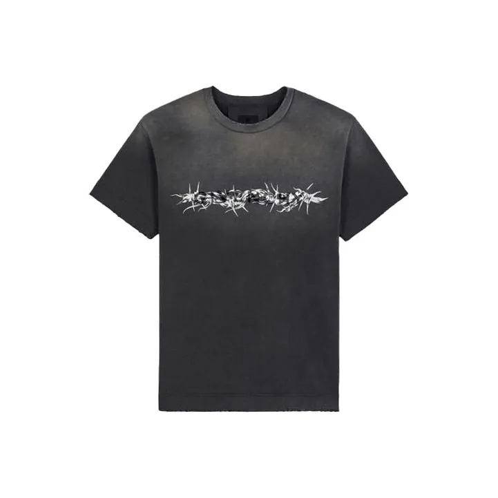 Givenchy Barbed Wire Vintage Oversized T Shirt-0