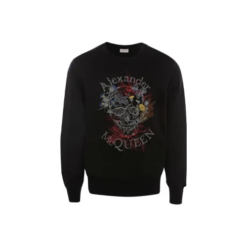 Alexander McQueen Sweatshirts Men Black