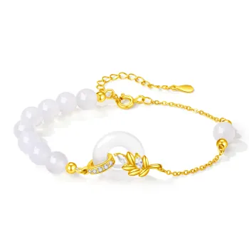 Branded Jewelry Chalcedony Bracelets Women's