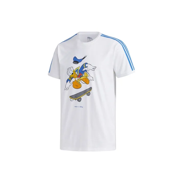 Adidas Neo Set-in Sleeve T-Shirt Men's White-0