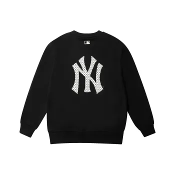MLB Old Flower Sweatshirts Unisex Black