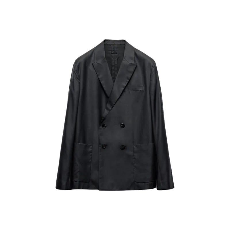 PRADA Business Suit Coat Men's Black-0