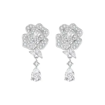 DESIGN CIRCLES S925 Silver Stud Earrings Women's
