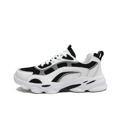 DOUBLE STAR 88 Breathable Lightweight Height Increasing Low Top Chunky Sneakers Women's