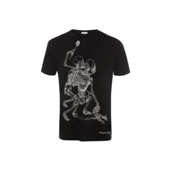 Alexander McQueen T Shirt Men's Black