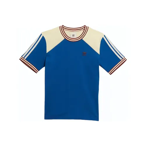 Adidas Originals Wales Bonner Co brand T Shirt Men's Marine Blue