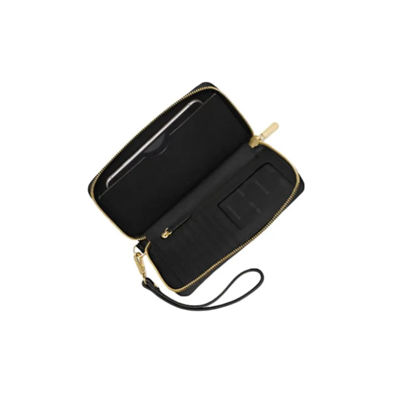 MICHAEL KORS Leather Wallet Tubas Unisex Black-2