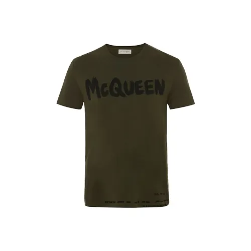 Alexander McQueen T Shirts Men Green