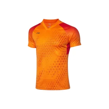 LINING Badminton Series T Shirts Men Flame Orange