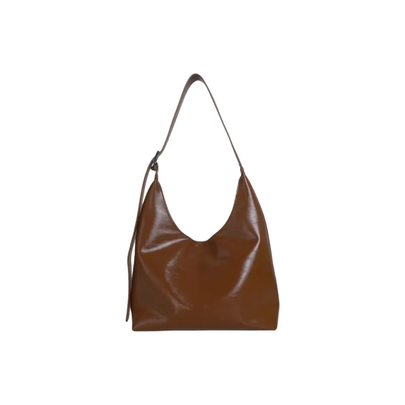 Kikawa Card Synthetic Leather Tote Bag, Shopping Bag, Crossbody Bag, Shoulder Bag Medium Size Women's Licorice Brown-5