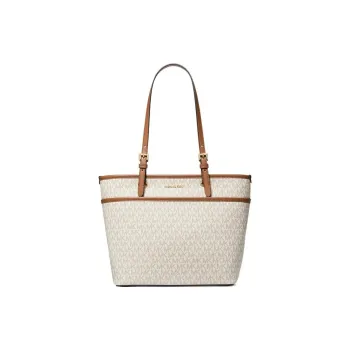 MICHAEL KORS Polyester Tote Bag, Shopping Bag, Shoulder Bag Medium Size Women's Vanilla