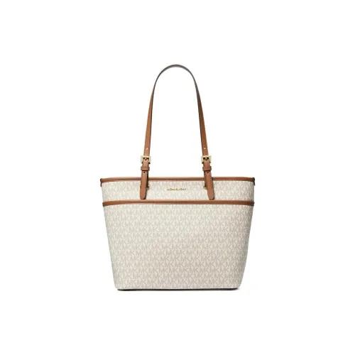 MICHAEL KORS Polyester Tote Bag, Shopping Bag, Shoulder Bag Medium Size Women's Vanilla