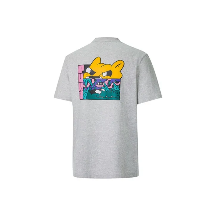 PUMA X BOKU T Shirts Men Gray-0