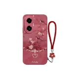 Camellia Red-DW Floral Bird Butterfly Chain Tea Red+Floral Bracelet