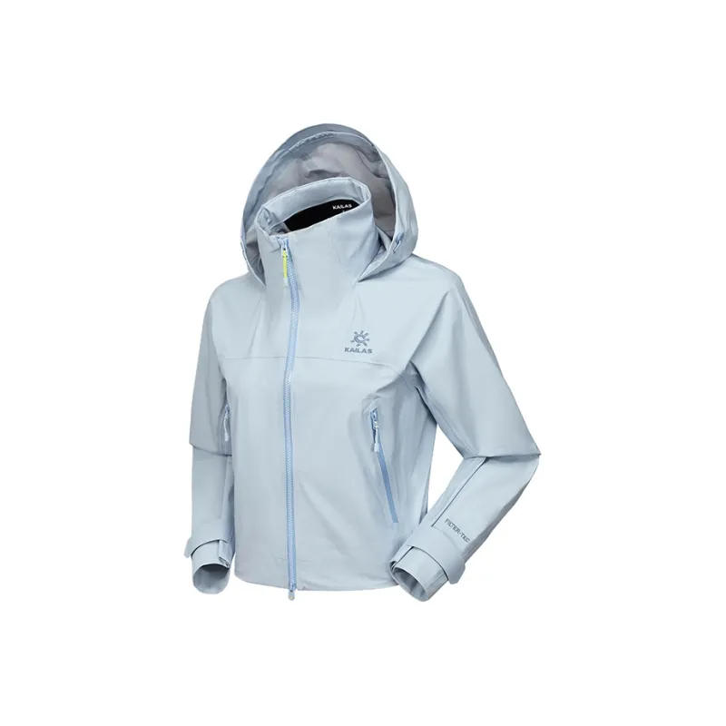 KAILAS Waterproof And Windproof Windbreaker Jacket Women's Green Jade-4