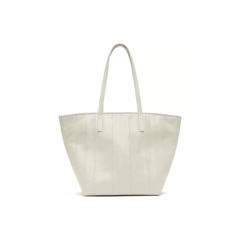 By Far Lambskin Tote Bag, Shopping Bag, Handbag, Shoulder Bag Women's Lime Gray-1