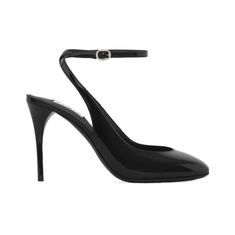 Alaia Slim Heel High Heels Women's Burgundy-1