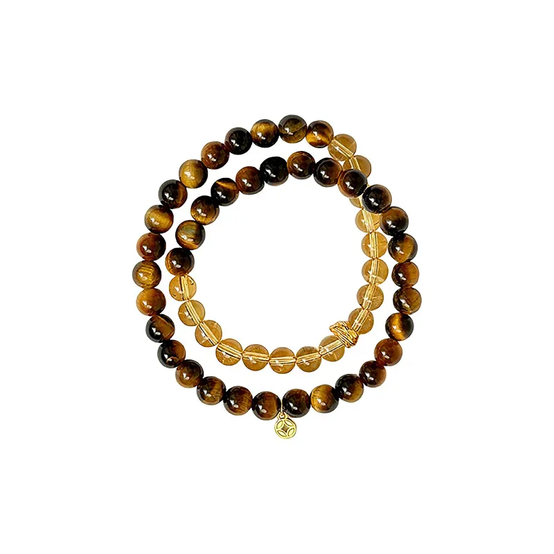 Star Treasures Tiger's Eye Stone Jade Bracelets Women's-0