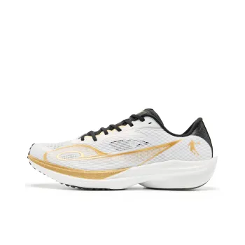QIAODAN Feiteng 2.0 Running Shoes Men Low Top Jordan White Gold