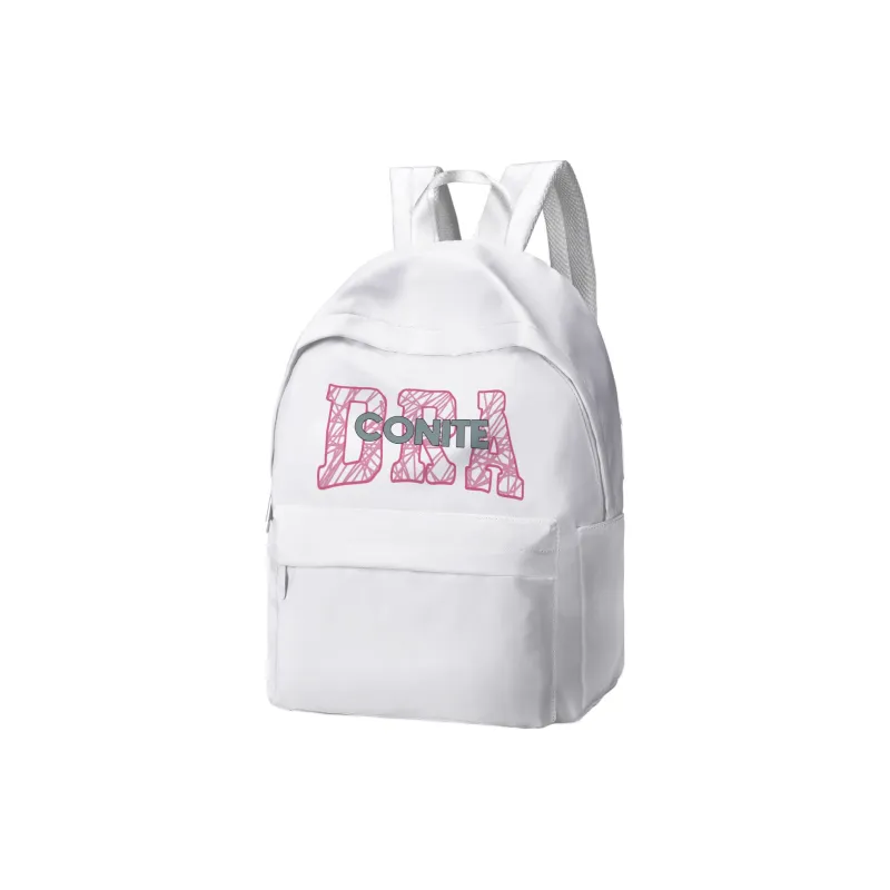 DRACONITE Polyester Backpack Laptop Bags Unisex White-1