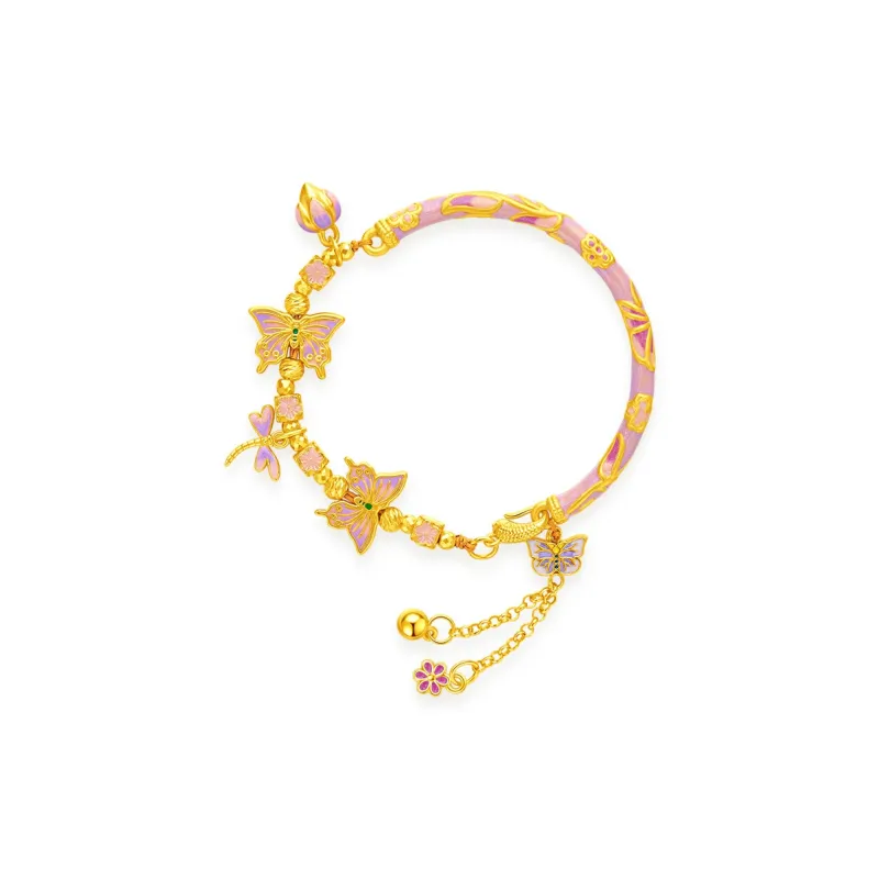 Lao Feng Xiang S925 Silver Bracelets Women's-0