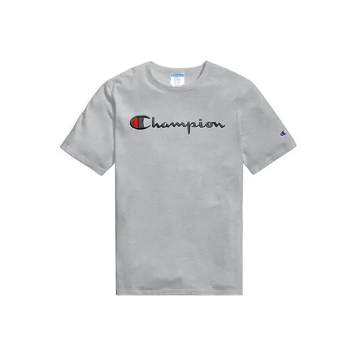 Champion T Shirt US Version Unisex Gray