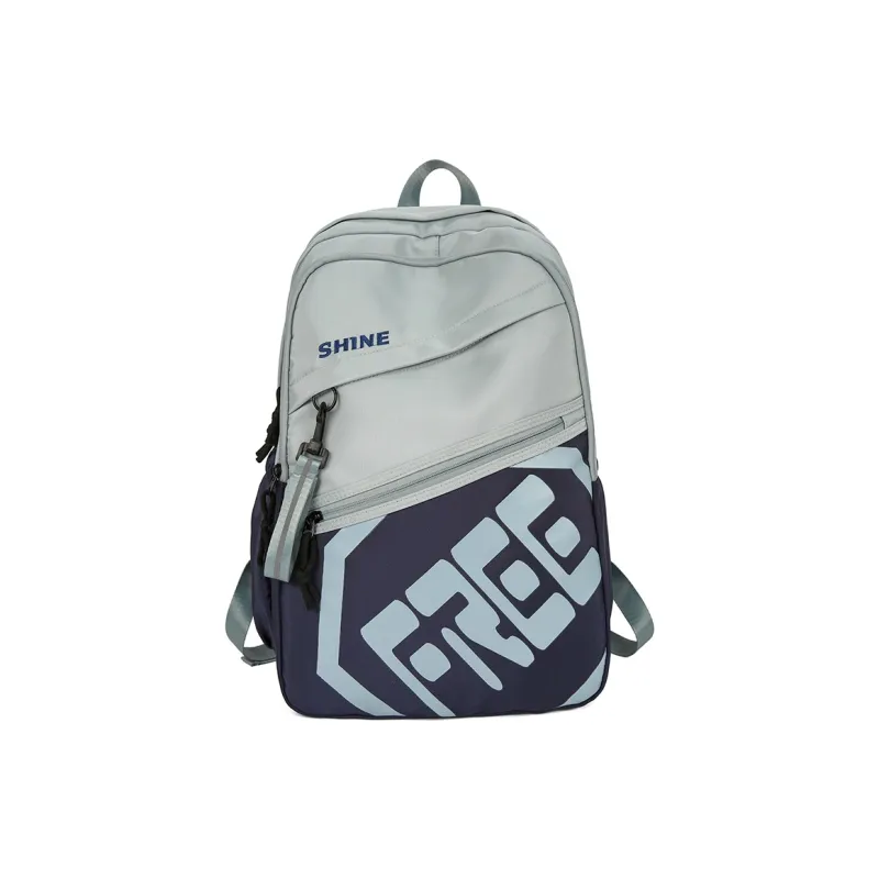 Deli Bear Nylon Backpack Regular Unisex Khaki/Gray/Green/Black/Blue/Light Gray-11